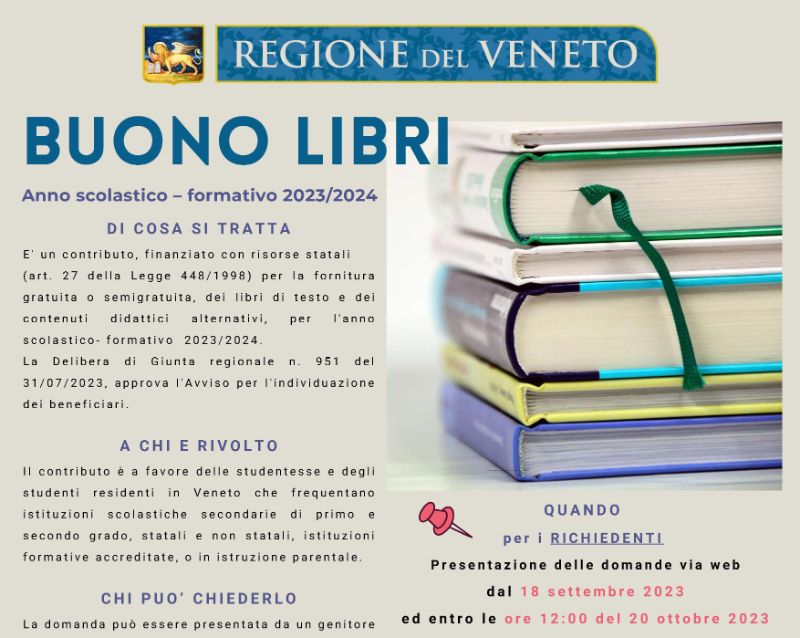 Bonus Libri Regione Veneto Quando Arriva